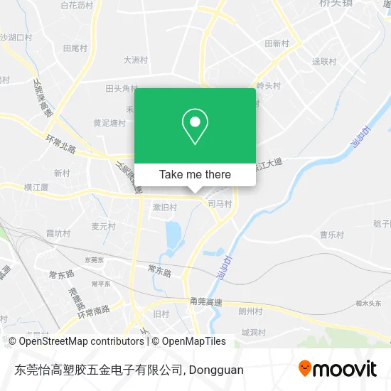 东莞怡高塑胶五金电子有限公司 map