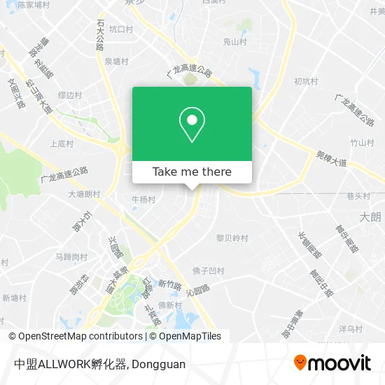 中盟ALLWORK孵化器 map