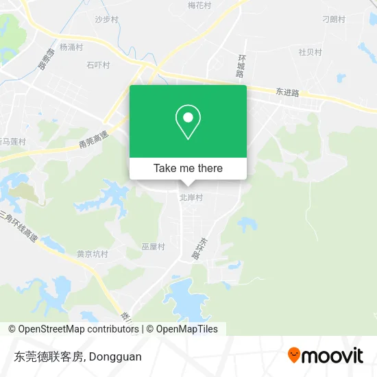 东莞德联客房 map
