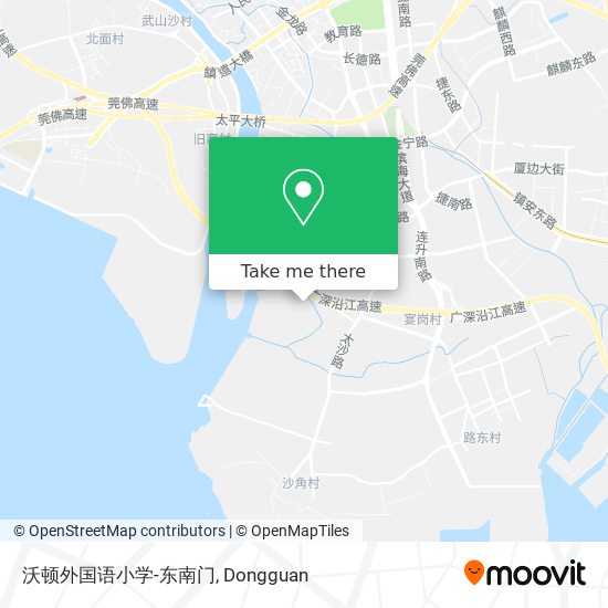 沃顿外国语小学-东南门 map