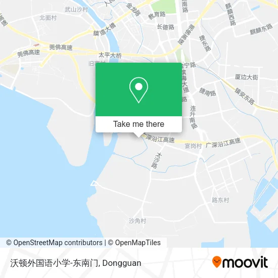 沃顿外国语小学-东南门 map
