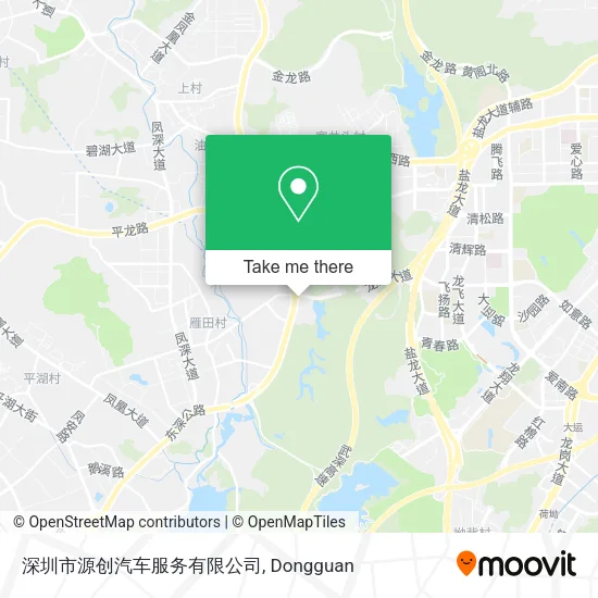 深圳市源创汽车服务有限公司 map