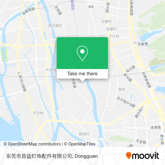 东莞市昌益灯饰配件有限公司 map