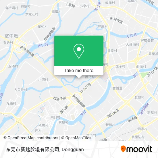 东莞市新越胶辊有限公司 map