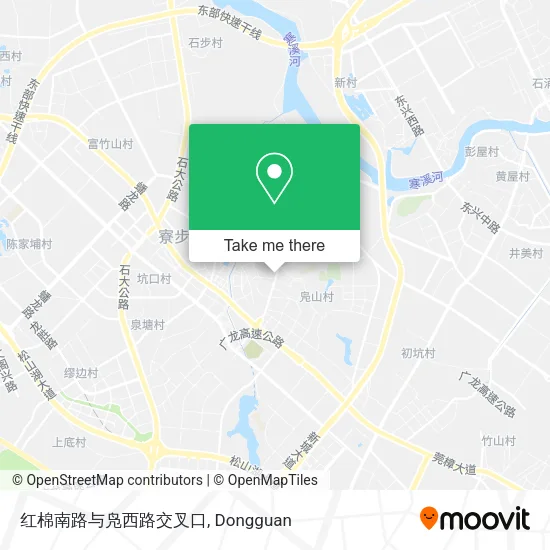 红棉南路与凫西路交叉口 map