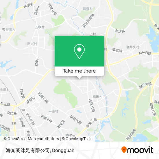 海棠阁沐足有限公司 map