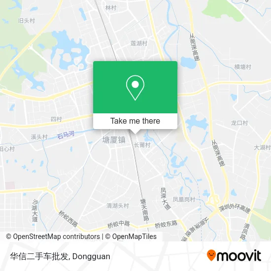 华信二手车批发 map