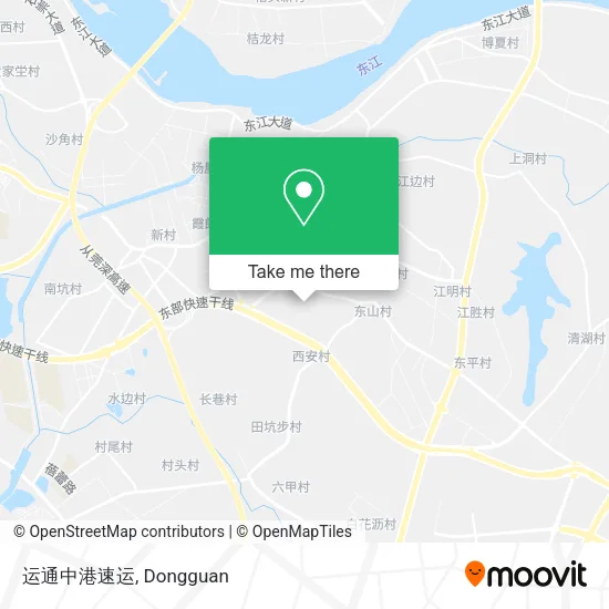 运通中港速运 map