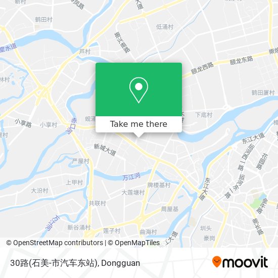 30路(石美-市汽车东站) map