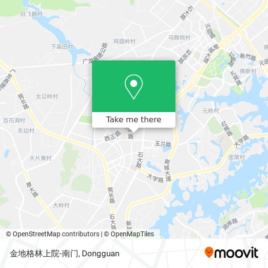 金地格林上院-南门 map