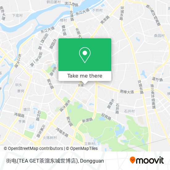 街电(TEA GET茶溜东城世博店) map