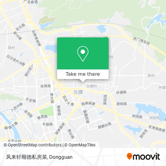 凤来轩顺德私房菜 map