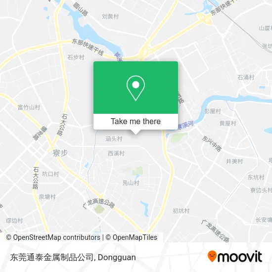 东莞通泰金属制品公司 map