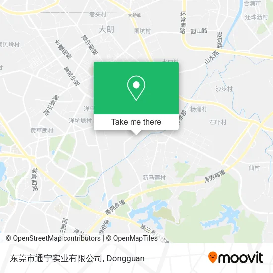 东莞市通宁实业有限公司 map