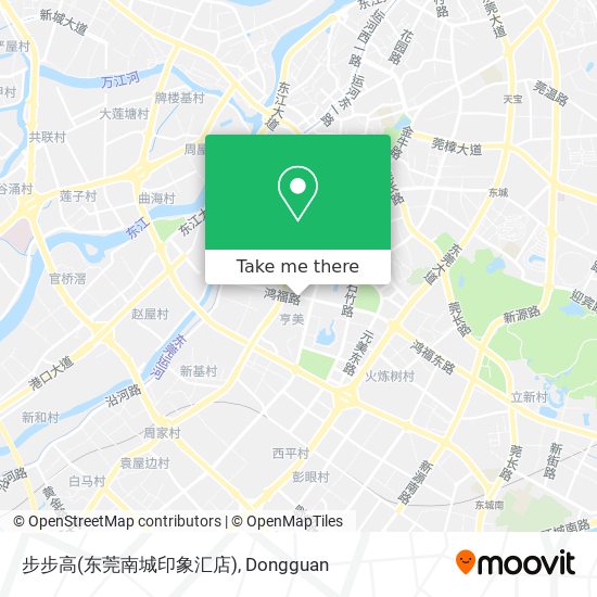 步步高(东莞南城印象汇店) map