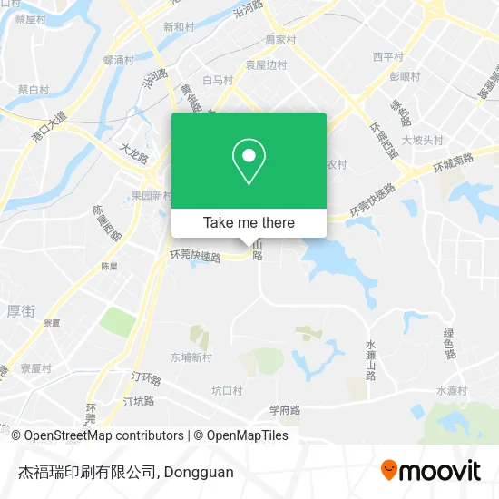 杰福瑞印刷有限公司 map