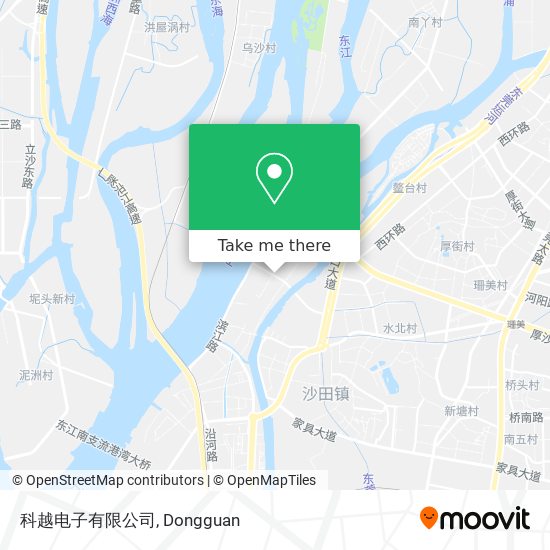 科越电子有限公司 map