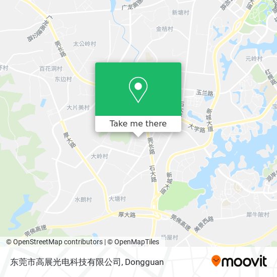 东莞市高展光电科技有限公司 map