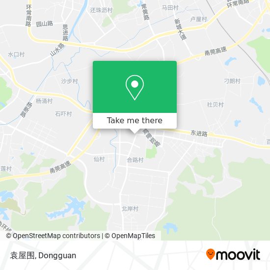 袁屋围 map