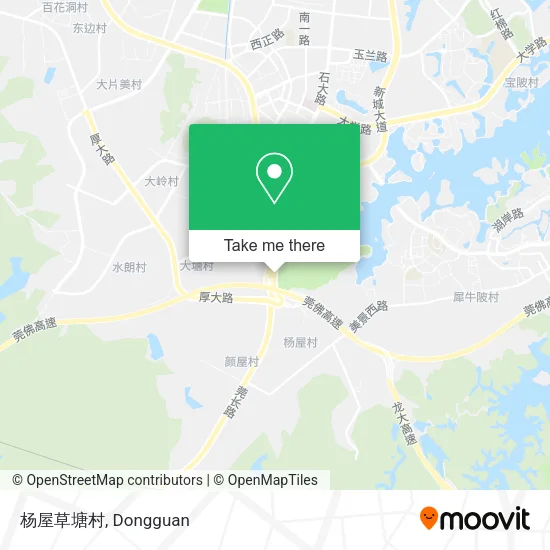 杨屋草塘村 map
