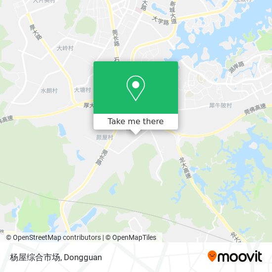 杨屋综合市场 map