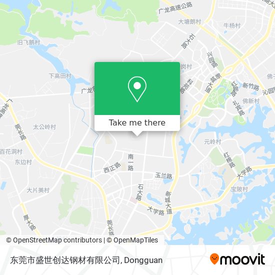 东莞市盛世创达钢材有限公司 map