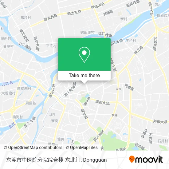东莞市中医院分院综合楼-东北门 map