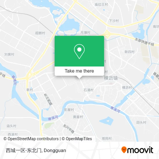 西城一区-东北门 map