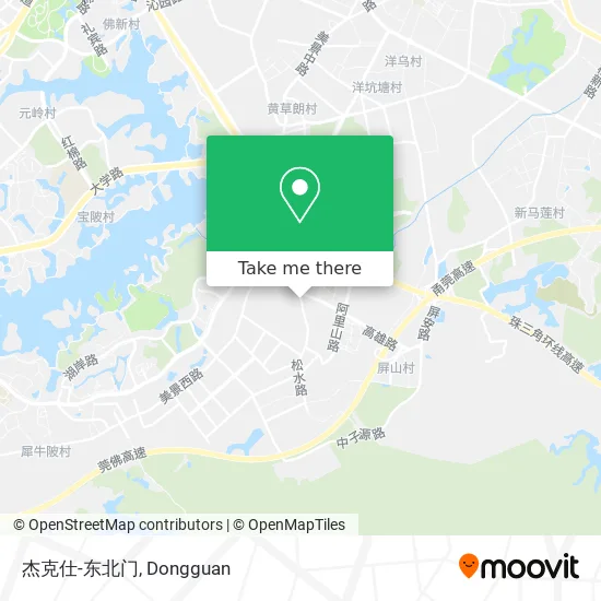 杰克仕-东北门 map