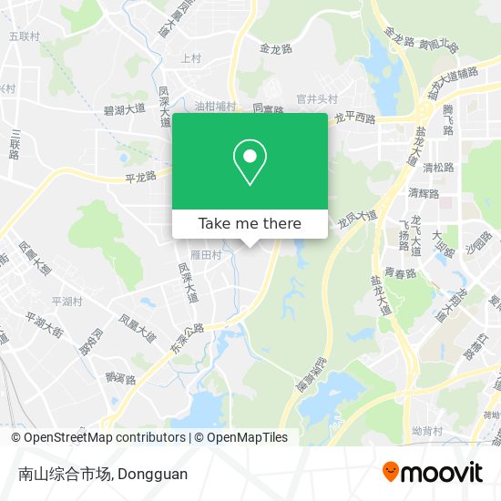南山综合市场 map