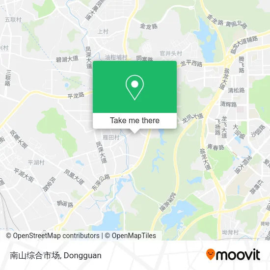 南山综合市场 map