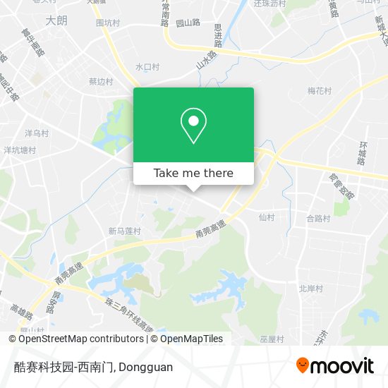 酷赛科技园-西南门 map