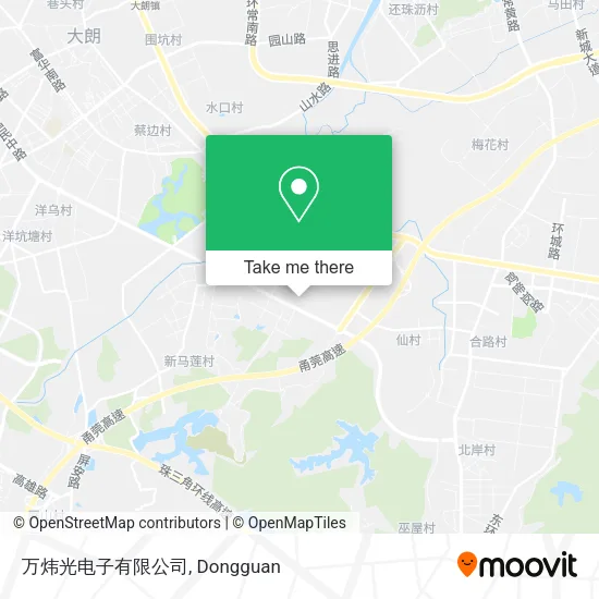 万炜光电子有限公司 map