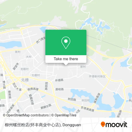 柳州螺丝粉店(怀丰商业中心店) map