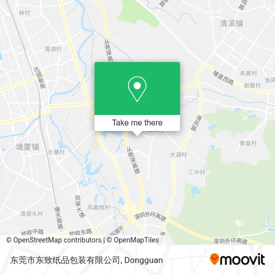 东莞市东致纸品包装有限公司 map
