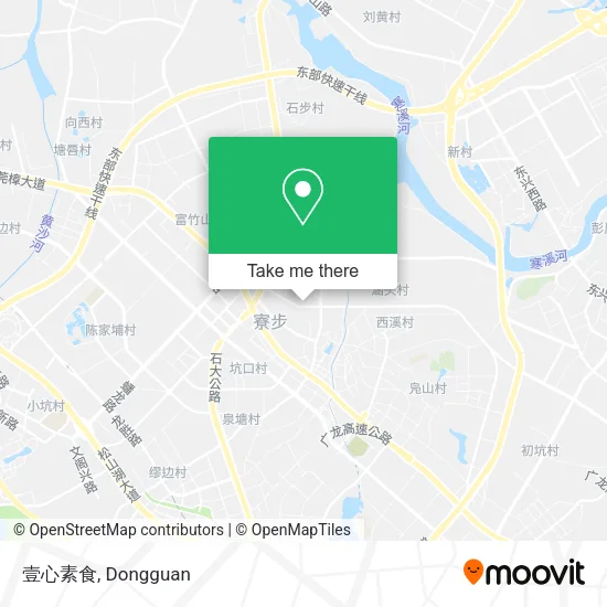 壹心素食 map