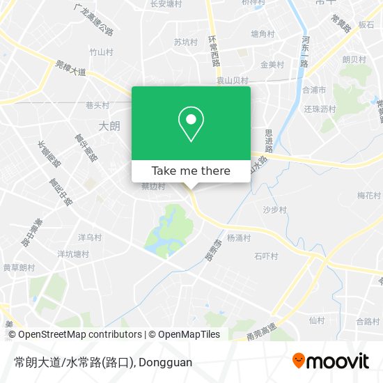 常朗大道/水常路(路口) map