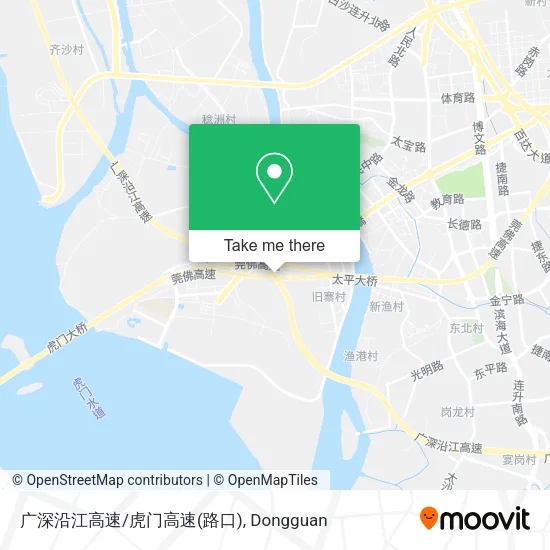 广深沿江高速/虎门高速(路口) map