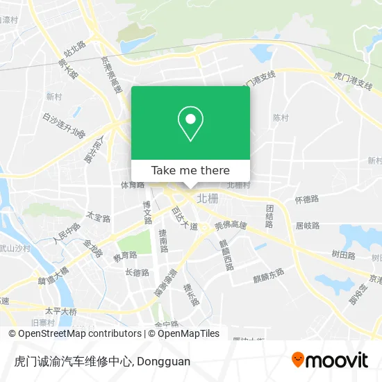 虎门诚渝汽车维修中心 map