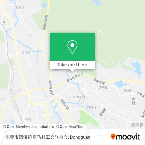 东莞市清溪镇罗马村工会联合会 map