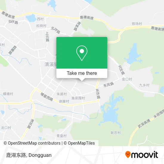 鹿湖东路 map