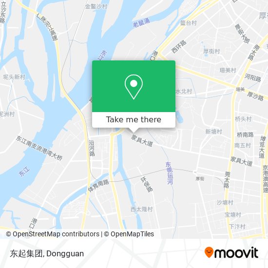 东起集团 map