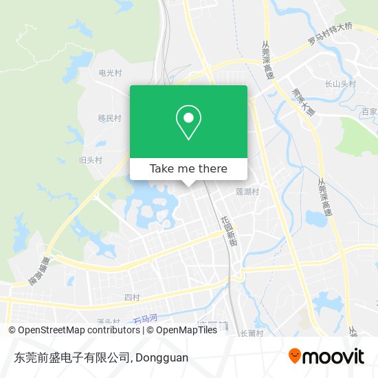 东莞前盛电子有限公司 map