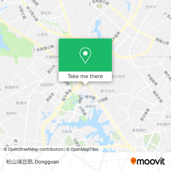 松山湖总部 map