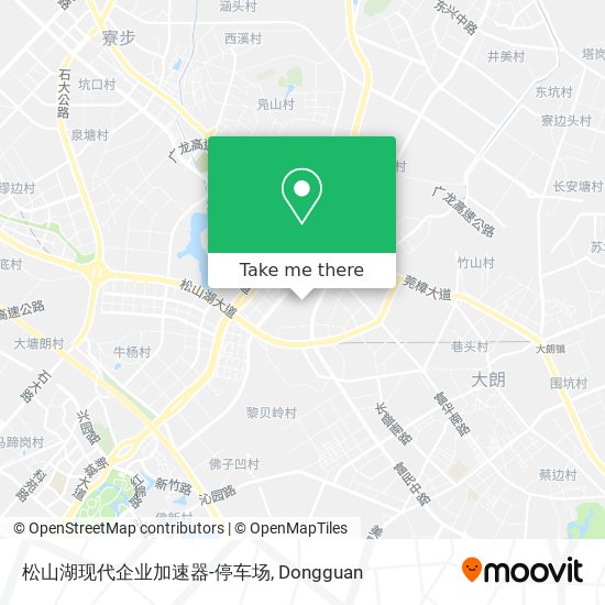 松山湖现代企业加速器-停车场 map