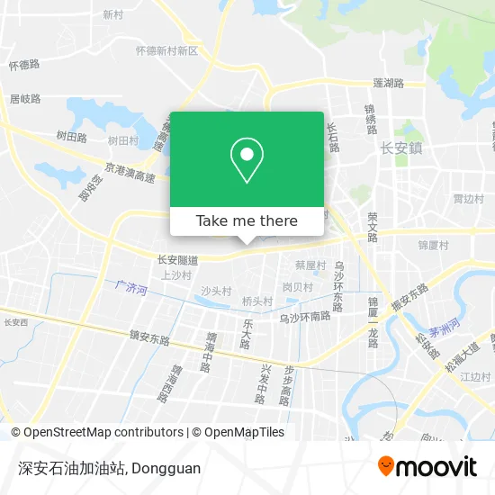 深安石油加油站 map