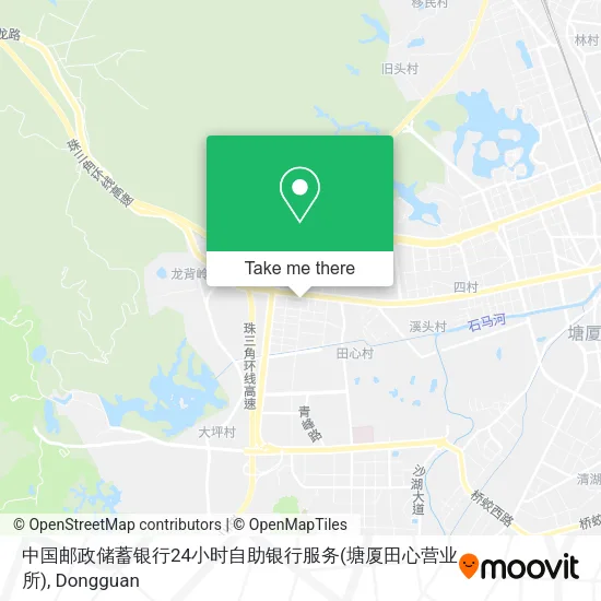 中国邮政储蓄银行24小时自助银行服务(塘厦田心营业所) map