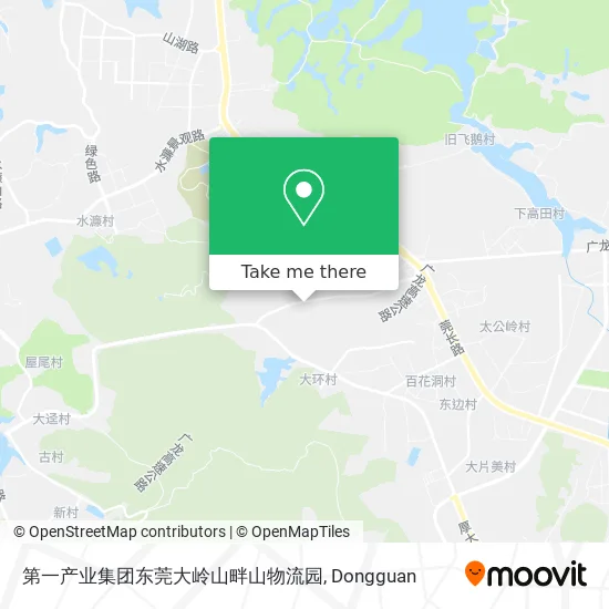第一产业集团东莞大岭山畔山物流园 map