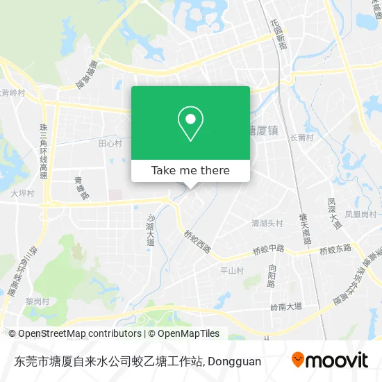 东莞市塘厦自来水公司蛟乙塘工作站 map