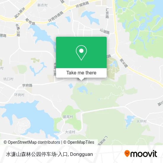 水濂山森林公园停车场-入口 map